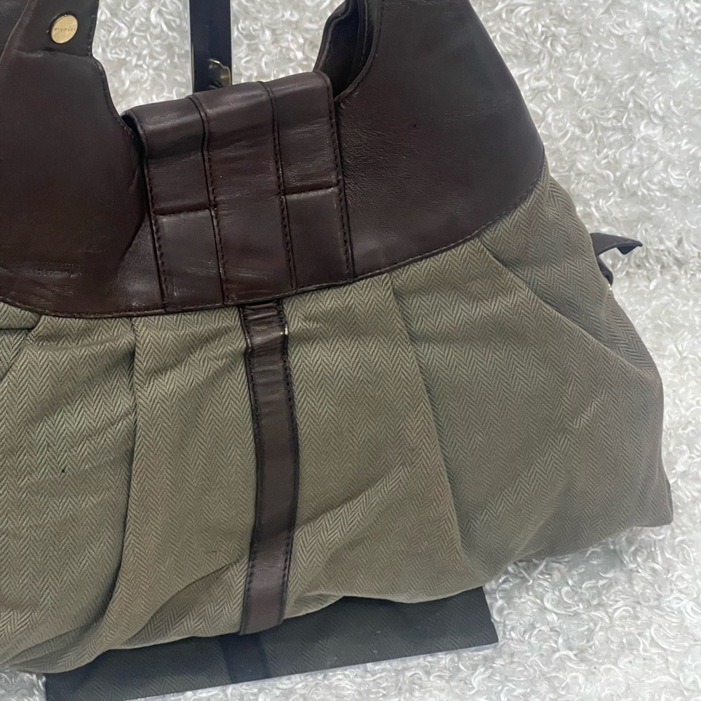 Bvlgari Canvas and Leather Chandra Hobo Bag - Picture 8 of 16